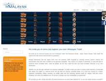 Tablet Screenshot of himalayan-trails.com